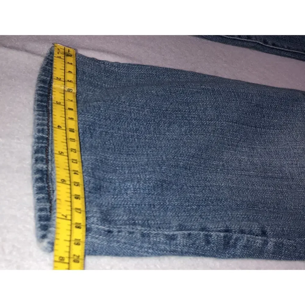 Lucky Brand Pants Reese Boyfriend Pants Distressed Thrashed Size 16W - Picture 8 of 9
